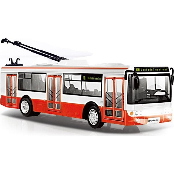 RAPPA Trolejbus ktorý hlási zastávky česky 28 cm