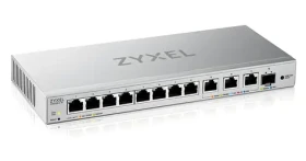 ZyXEL XGS1250-12 sivá / Switch / Managed L2 / 11x 10G RJ-45 / 1x SFP+ / 96 Gbit/s (XGS1250-12-ZZ0102F)