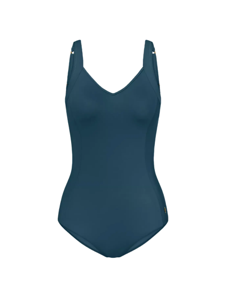 Dámske jednodielne plavky Summer Twist OW - Triumph tmavě zelená (00EN) 048D