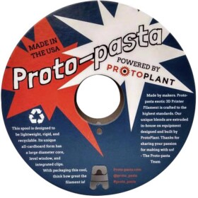 Proto-Pasta FEP11705 vlákno pre 3D tlačiarne PLA magnetické 1.75 mm 500 g sivá 1 ks; FEP11705