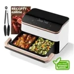 Cosori Dual Blaze TwinFry SMART biela / Teplovzdušná fritéza / 2800 W / 10 L / keramika (CAF-TF101S-WEUR)