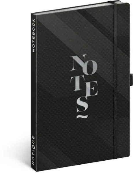 NOTIQUE Notes Elegantný, linajkový, 13 x 21 cm (A-34374)