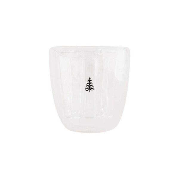Eulenschnitt Dvojstenný pohár na čaj Fir Tree 200 ml