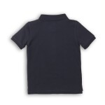 Tričko chlapčenské Polo s krátkym rukávom, Minoti, 1POLO 2, tmavo modrá - 74/80 | 9-12m