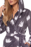 Dlhý dámsky župan 2126 Winter grey - L&L S