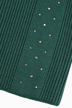 DÁMSKY KLOBÚK S MODALOVÝMI FLITRAMI CZ105 zelená 54-58