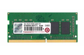 Transcend 8GB (1x8GB) 2400MHz / SODIMM / DDR4 / CL17 / 1.2V / 1Rx8 (TS1GSH64V4B)