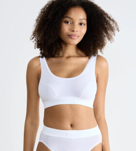 SLOGGI DOUBLE COMFORT - Top z mäkkej organickej bavlny Sloggi WHITE 42