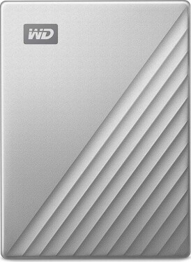WD WD My Passport Ultra for Mac WDBGKC0060BSL - Festp - verschlusselt - 6 TB - extern (tragbar) - USB 3.2 Gen 1 (USB-C Steckverbinder) - 256-Bit-AES - Silber