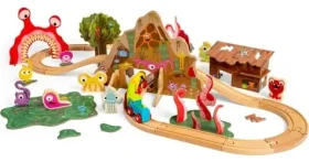Bigjigs Rail Drevená vláčikodráha Príšerky