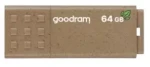 GOODRAM ECO FRIENDLY USB 3.0 64GB hnedá / Flash disk / USB-A 3.0 / čítanie: 60MBs / zápis: 20MBs (UME3-0640EFR11)