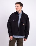 Carhartt WIP Košeľová bunda Prescott Black/Black garment dyed L