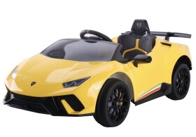 Mamido Detské elektrické autíčko Lamborghini Huracan 4x4 žlté