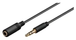 MicroConnect Audio kábel Jack 3,5 mm (M) - Jack 3,5 mm (M) čierna / 2 m (AUDLG2G)
