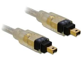 DeLock / Kábel FireWire IEEE 1394 / 4 pin (M) - 4 pin (M) / 1 m (82570)