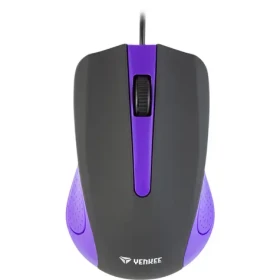 YENKEE Suva fialová / Optická myš / 1000 DPI / 3 tlačidlá / USB / 1.25 m (8590669176915)