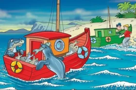 ART PUZZLE 5866 Drevené puzzle Šťastní tulene