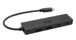 I-TEC USB-C Metal HUB 4 Port / USB hub / 2x USB-C / 2x USB 3.0 / Integrovaný kábel USB-C (C31HUBMETAL2A2C)