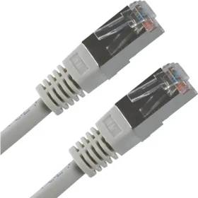 Logo FTP kábel Cat 5e 25 m šedá / FTP kábel / RJ45-RJ45 / priamy / PVC