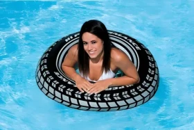 INTEX Kruh plávací Pneumatika / Nafukovací kruh / 91 cm / nosnosť 60 kg (T00830045)