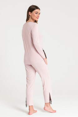 Dámsky pyžamový top LA072 Powder Pink - LaLupa XL pudrovo-růžová