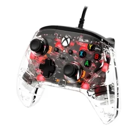 HyperX Clutch Gladiate priehľadná / Gamepad / Xbox / drôtový / RGB podsvietenie (7D6H2AA)