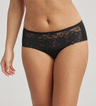 Dámske čipkované nohavičky PLAYTEX FLOWER ELEGANCE RCS MIDI BRIEF - PLAYTEX - čierna XL