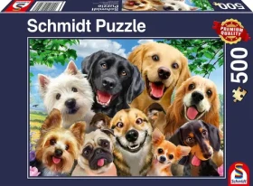 Schmidt Puzzle Psie selfie