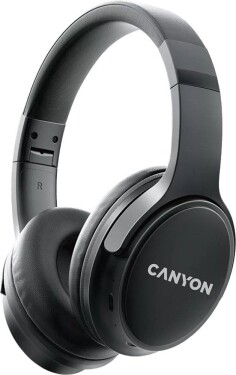 Canyon Canyon OnRiff 4 Sada słuchawkowy Bezprzewodowy Opaska na głowę Połączenia/Muzyka/Sport/Codzienność USB Type-C Bluetooth Čierny