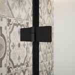 GELCO - TRINITY BLACK obdĺžnikový kút 900x800 ľavý, číre sklo, GT5690-80CL-B GT5690-80CL-B