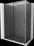 MEXEN/S - Velár sprchovací kút, posuvné dvere 150 x 80, grafit, chróm 871-150-080-41-01
