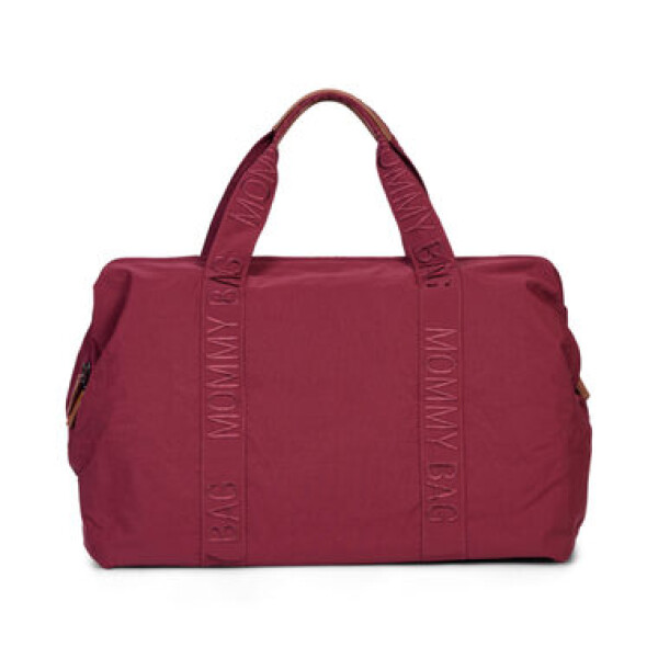 Childhome Prebaľovacia taška Mommy Bag Signature Urban Burgundy (CWMBBSUBU)