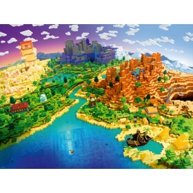 Ravensburger Puzzle Minecraft Svet Minecraftu 1500 dielikov