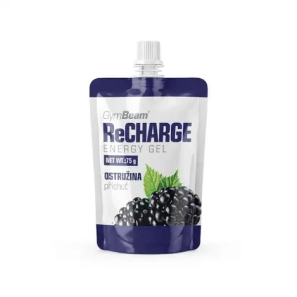 ReCharge Gél - GymBeam (černica, 75 g) (48487-9-75g-ostružina)