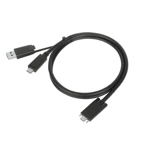 Targus ACC1133GLX Sada káblov USB-C čierna / pre Targus Universal / Universal QUAD 4K / krídlové skrutky (ACC1133GLX)