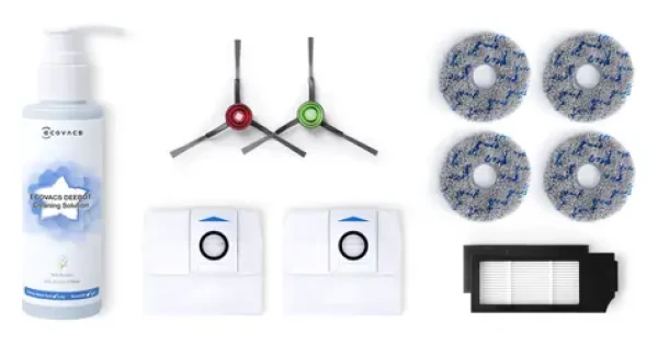 Ecovacs D-KT01-0027 / Sada príslušenstva pre DEEBOT X1 OMNI / 2x bočná kefa / sada filtrov / 2x vrecko na prach (D-KT01-0027)