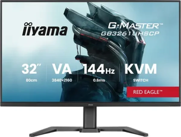 31.5" IIYAMA G-Master GB3261UHSCP-B1 čierna / LED / VA / 3840 x 2160 / 16:9 / 0.6 ms / 3000:1 / 400cd-m2 / VESA (GB3261UHSCP-B1)