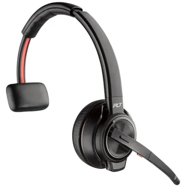 Poly Savi S8210UC-M čierna / Bezdrôtová náhlavná súprava / mikrofón / jedno slúchadlo / DECT / Bluetooth (209212-02)