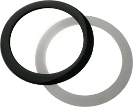 DEMCiflex 92 mm čierno-biely / Prachový filter / Okrúhly / Magnetický (DF0489)