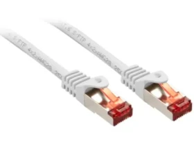 Lindy S FTP CAT6 1.5m / Patch kábel / RJ45-RJ45 / AWG28 / biela (47383-Li)