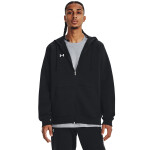 Mikina Under Armour Rival Fleece FZ Hoodie Black/ White L