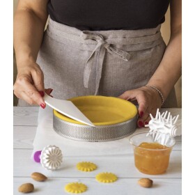 Nerezová forma na tartletky kruh 8x3,5 cm Microforata perforovaná - Decora - Decora