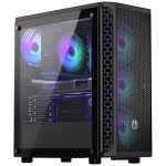 Endorfy Signum 300 ARGB čierna / Mid tower / ATX / 4x 120mm / 2x USB 3.0 / mesh panel / priehľadná bočníce / bez zdroja (EY2A006)