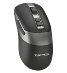 A4Tech FStyler FB50CS PLUS čierna / Tichá bezdrôtová kancelárska myš / Bluetooth + 2.4GHz (FB50CSPLUS-BK)