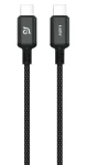 Adam Elements CASA S120 čierna / Kábel / USB-C - USB-C / 60W / 1,2m (ACBADS120BK)