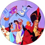 Jedlý papier Aladin postavičky 19,5 cm - Pictu Hap - Pictu Hap