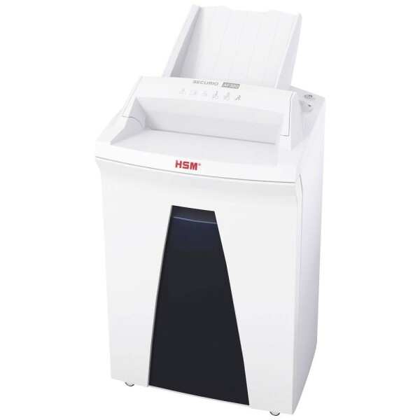 HSM AF300 skartovačka časticový rez 1.9 x 15 mm Počet listov (max.): 10 listov Krížový rez sponky do zošívačky, kancelárske sponky, kreditná karta; 2092121