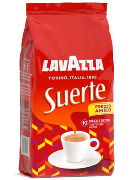 Lavazza Suerte 1 kg / Zrnková káva / 10% Arabica amp; 90% Robusta (8000070021747)