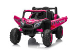 Mamido Mamido Elektrické autíčko Buggy Madman ružové | UTV-MX 4x4 | EVA kolesá | 12V 10Ah | EKO koža