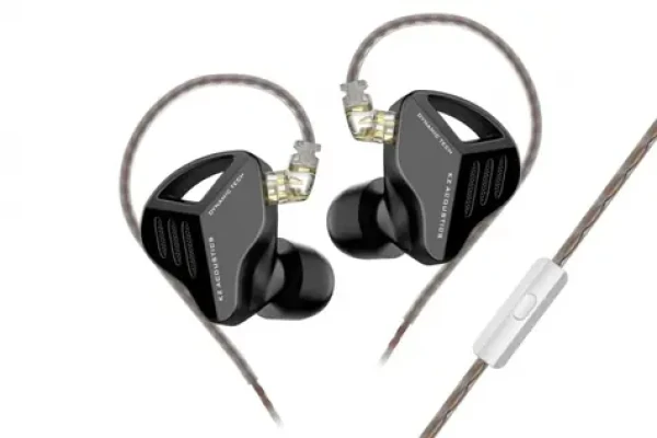 KZ ZVX Slúchadlá s mikrofónom (Black) (6970493062684)
